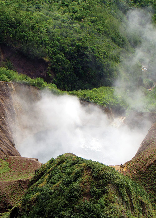 Boiling Lake in Morne Trois Pitons by Discover Dominica Authority