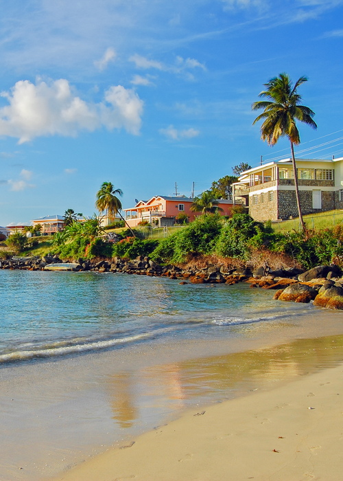View of Grand Anse beach on Grenada
            Island, Caribbean region of Lesser
            Antilles_Pawel
            Kazmierczak_shutterstock.com