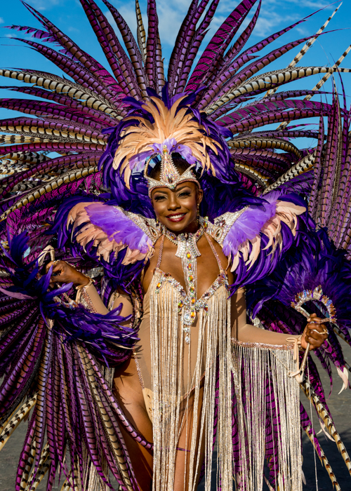 Wendy Fitzwilliam, Miss Universe
                                        1998 in the Harts 2018nCarnival
                                        presentation-Shimmer and Lace, on the
                                        streets of Port of Spain, Trinidad_John
                                        de la Bastide_shutterstock.com
