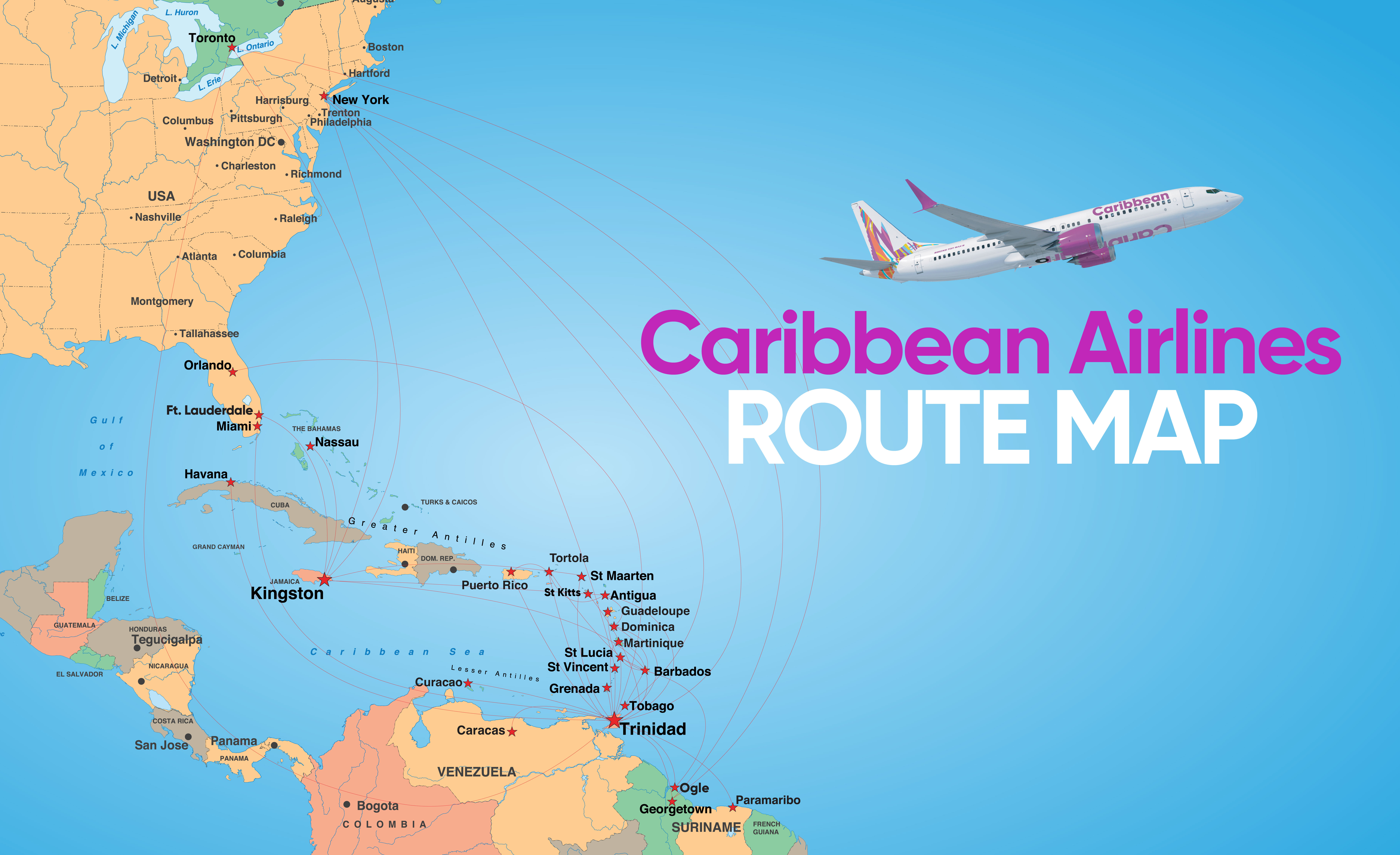 Caribbean Airlines Book flights cheap tickets low fares