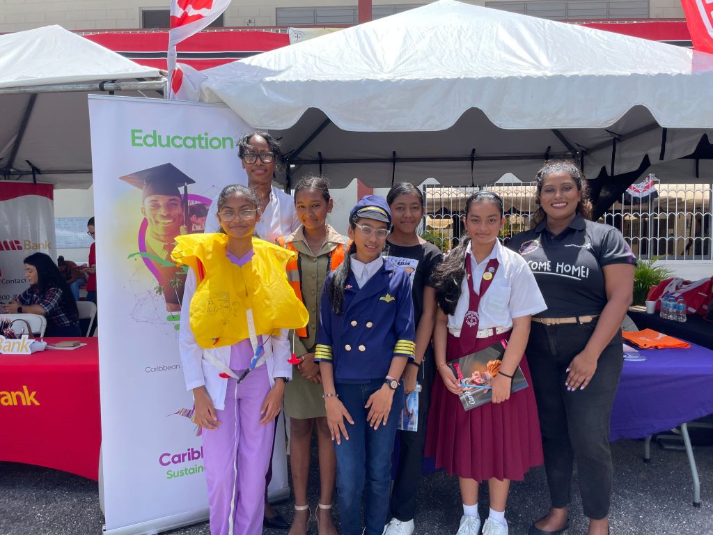 Team with students photo